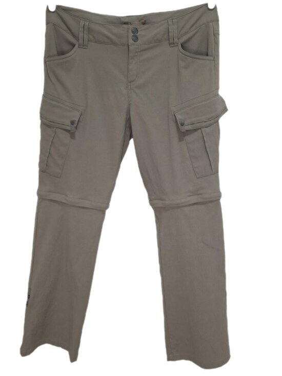 Prana Pants - 1429 Prana Outdoor Boot-Cut Flat Front Zip-Off Pants Sz.8 Womens